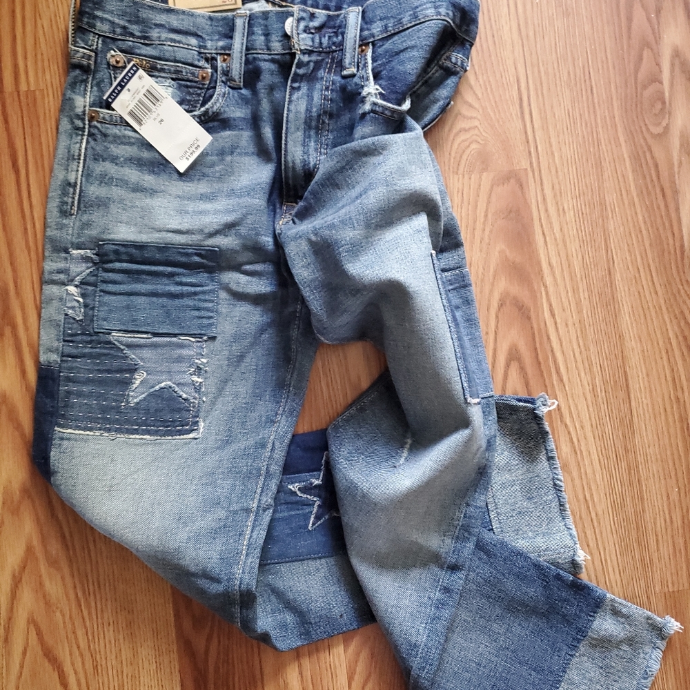 Polo Ralph Lauren ....Waverly straight crop denim - Picture 5 of 5